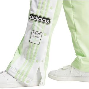 NWOT ADIDAS Adibreak Track Pants XS in GREEN and WHITE